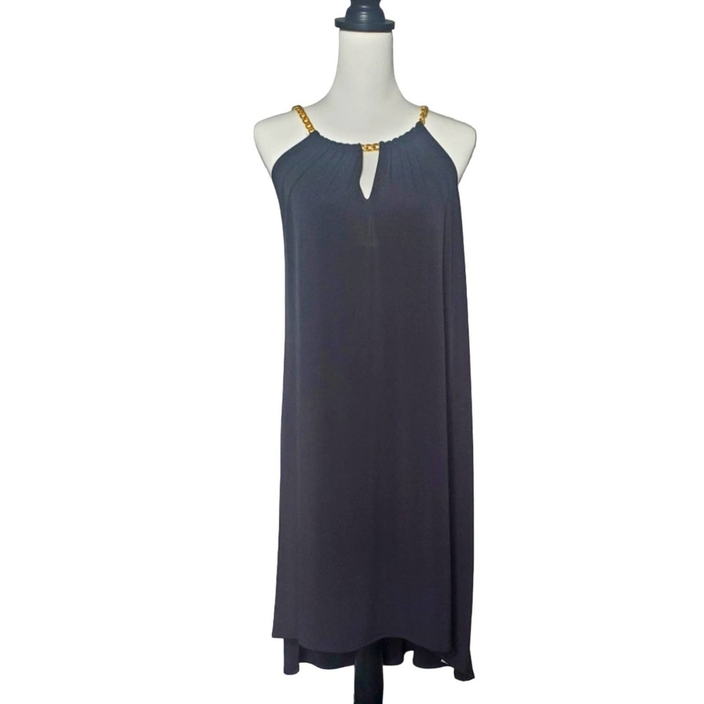 MICHAEL Michael Kors Black Stretchy Tent Dress